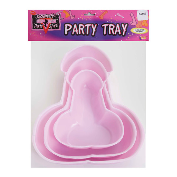 Forum Novelties Bachelorette Penis Party Trays - 3 Pack