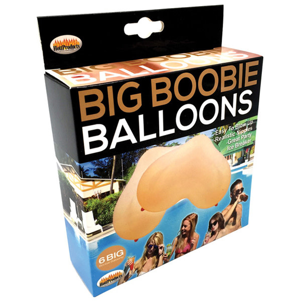 Hott Products Big Boobie Balloons (Box of 6)