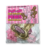 Little Genie Pop Up Self Inflating Penis Mini Balloons (Pack of 6)