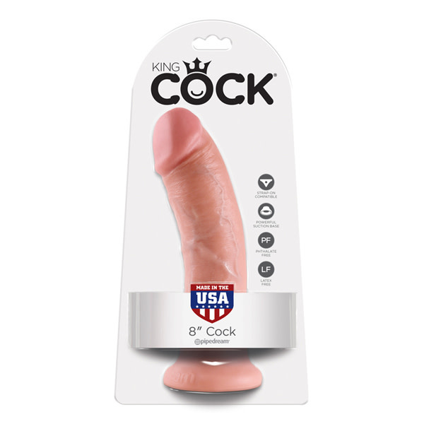 Pipedream Products King Cock 8" Cock (Beige)
