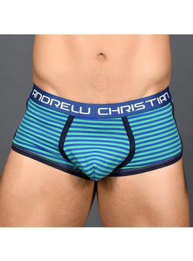 Andrew Christian Menswear Academy Stripe Boxer w/ Almost Naked