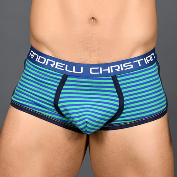 Andrew Christian Menswear Andrew Christian Academy Stripe Boxer w/ Almost Naked