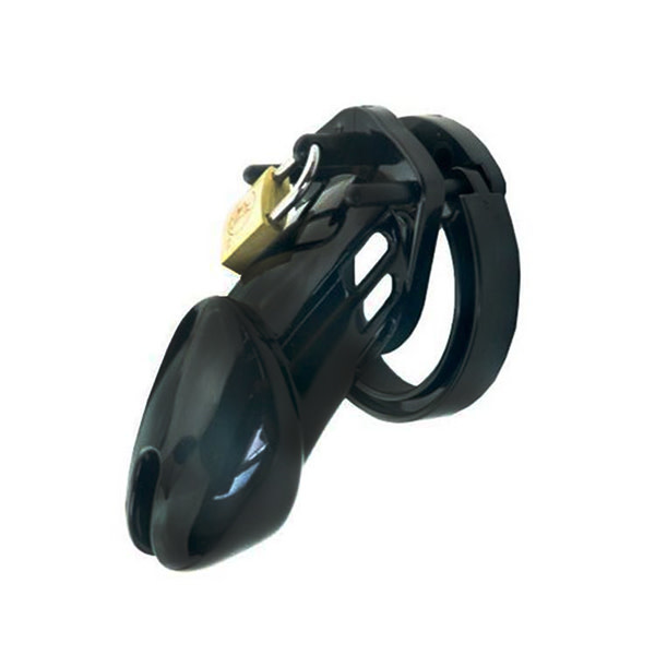 CB-6000 Style Plastic Chastity Cage (Black)