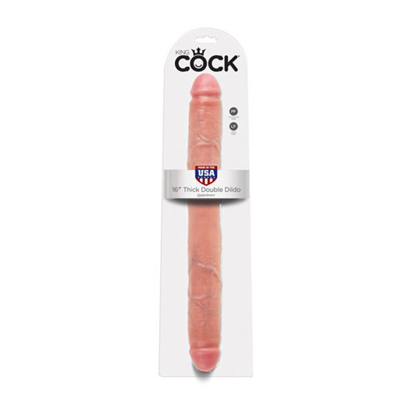 Pipedream Products King Cock 16" Thick Double Dildo (Light Flesh)