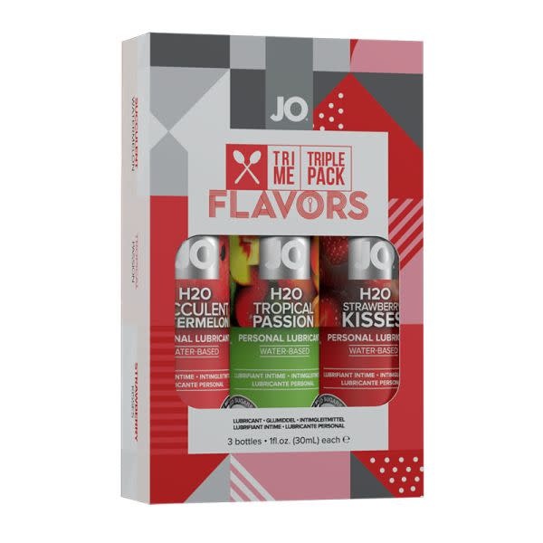 System JO System JO Tri-Me Triple Pack Lubricants: Flavors