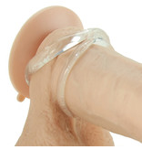 Screaming O RingO 2 Cock Ring with Ball Sling (Clear)