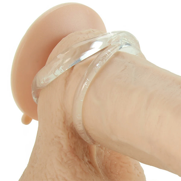 Screaming O RingO 2 Cock Ring with Ball Sling (Clear)