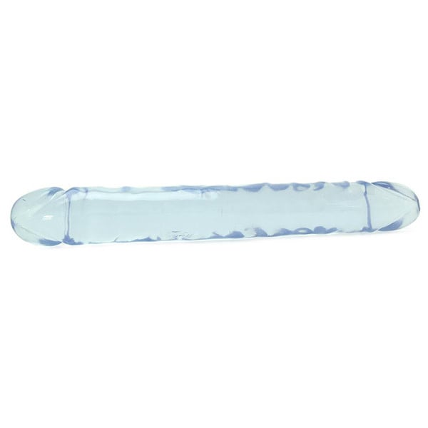 Doc Johnson Toys Crystal Jellies 12" Jr. Double Dong (Clear)