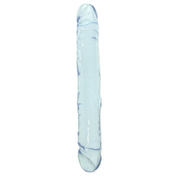 Doc Johnson Toys Crystal Jellies 12" Jr. Double Dong (Clear)