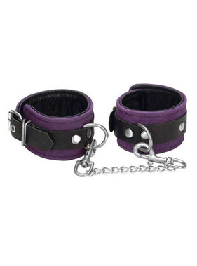 BMS Enterprises Punishment Purple Suede Wrist Cuffs