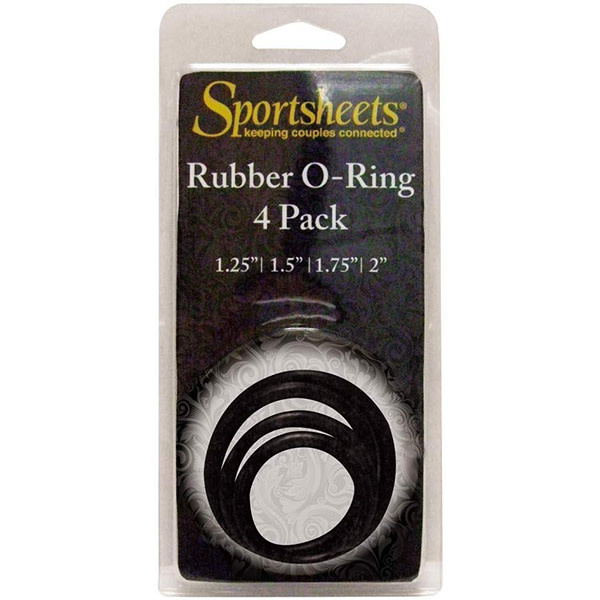 Sportsheets Rubber O-Ring 4 Pack