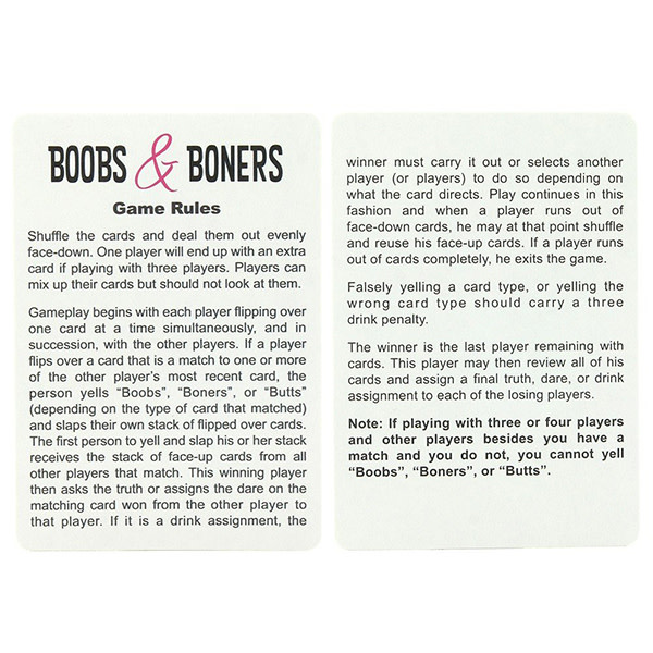 Kheper Games Boobs & Boners Card Game