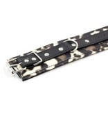 Premium Products Lennox Leopard Print Ankle Cuffs (Tan)