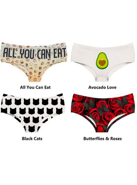 Premium Products Premium Products Say It! Women's Printed Briefs (One Size)