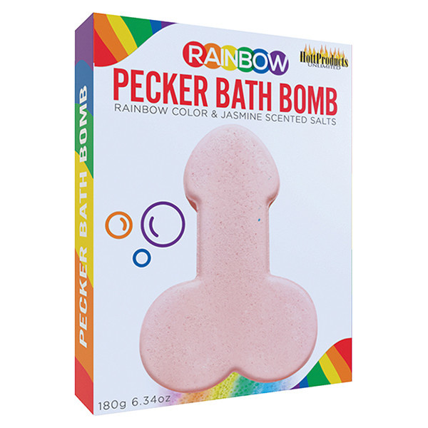 Hott Products Rainbow Pecker Bath Bomb (6.3 oz)