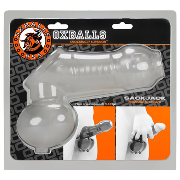 Oxballs U.S.A. Oxballs: Sackjack – Jackoff Penis Sleeve (Clear)