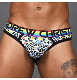 Andrew Christian Menswear Pride Animal Party Thong w/ Almost Naked (Small)