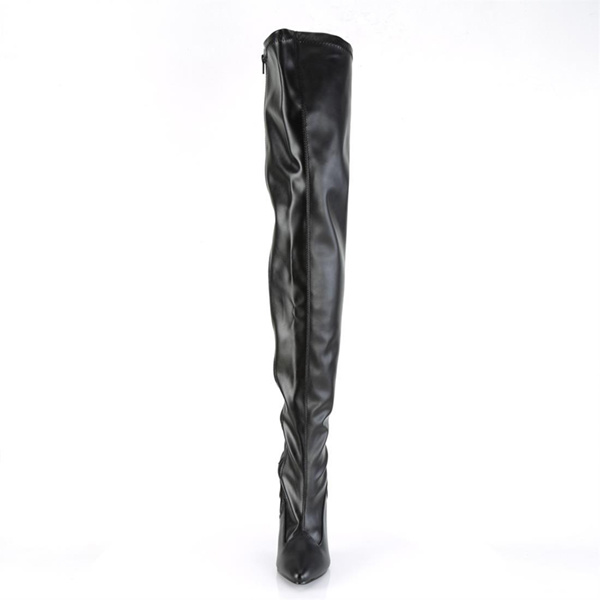 Pleaser USA SEDUCE-3000 Single Sole Thigh High Boots