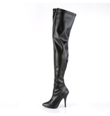 Pleaser USA SEDUCE-3000 Single Sole Thigh High Boots