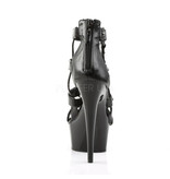 Pleaser USA DELIGHT-682 Cage Sandal w/ Metal Studs Detail