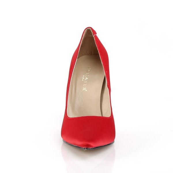 Pleaser USA CLASSIQUE-20 Pointed-Toe Classic Pump (Red)