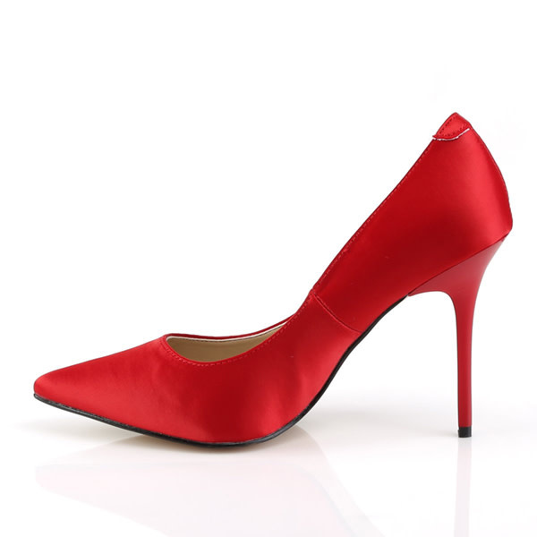 Pleaser USA CLASSIQUE-20 Pointed-Toe Classic Pump (Red)