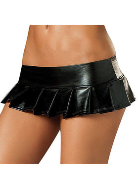 Premium Products PVC Metallic Mini Skirt