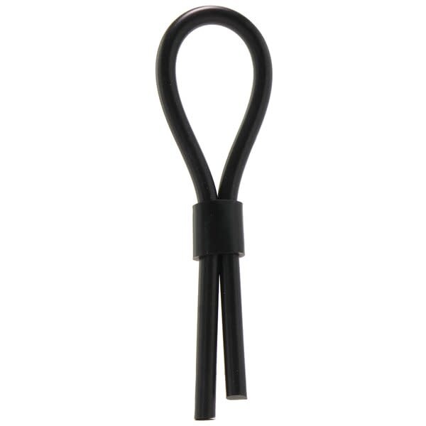 Cal Exotics Silicone Stud Lasso Cock Ring (Black)