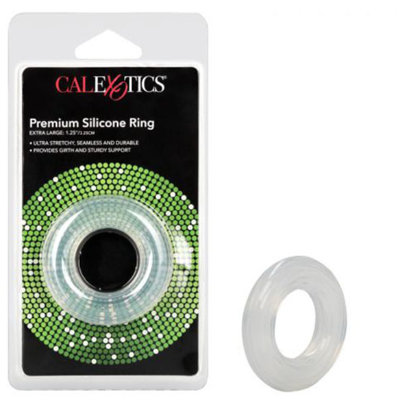 Cal Exotics Premium Silicone Cock Ring (Clear)