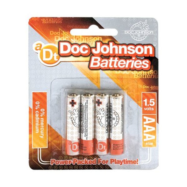 Doc Johnson Toys Batteries: AAA (4 Pack) [Doc Johnson]