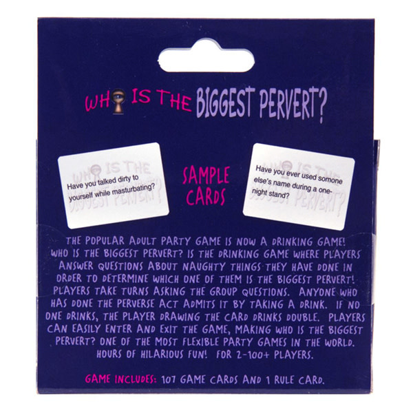 Kheper Games Who Is The Biggest Pervert? Card Game