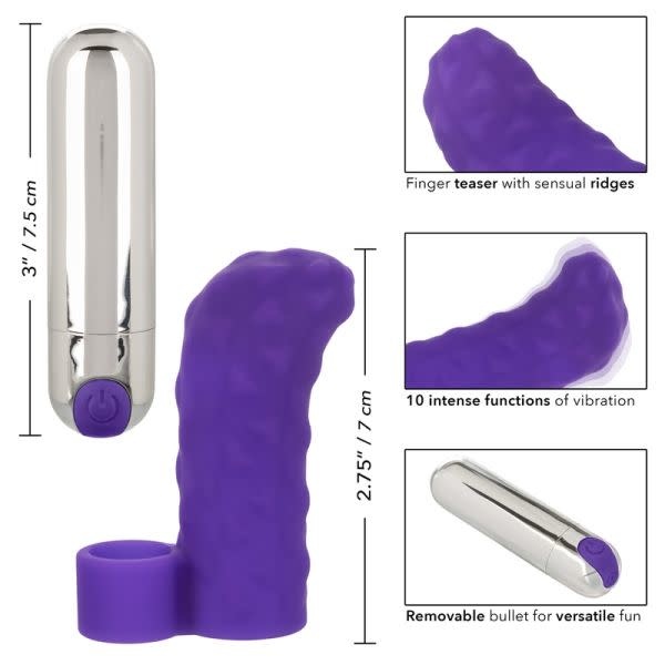 Cal Exotics Intimate Play Rechargeable Finger Vibe (Purple)