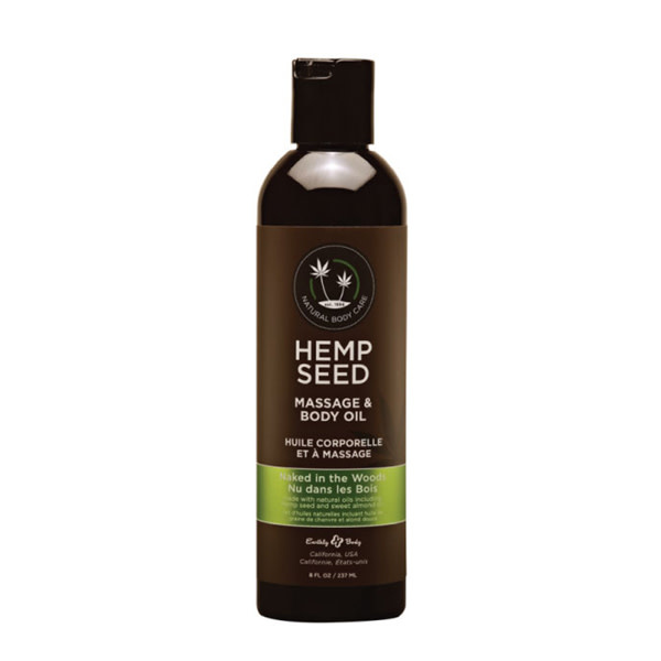 Earthly Body Earthly Body Hemp Seed Massage Oil 8 oz (237 ml)