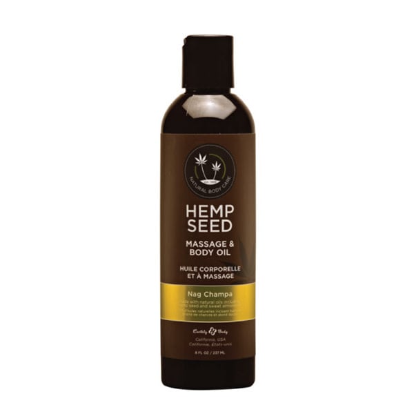 Earthly Body Earthly Body Hemp Seed Massage Oil 8 oz (237 ml)