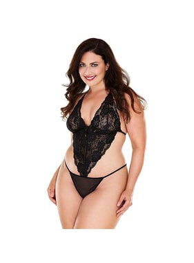 X-Gen Products Remote Vibrating Lace and Mesh Teddy