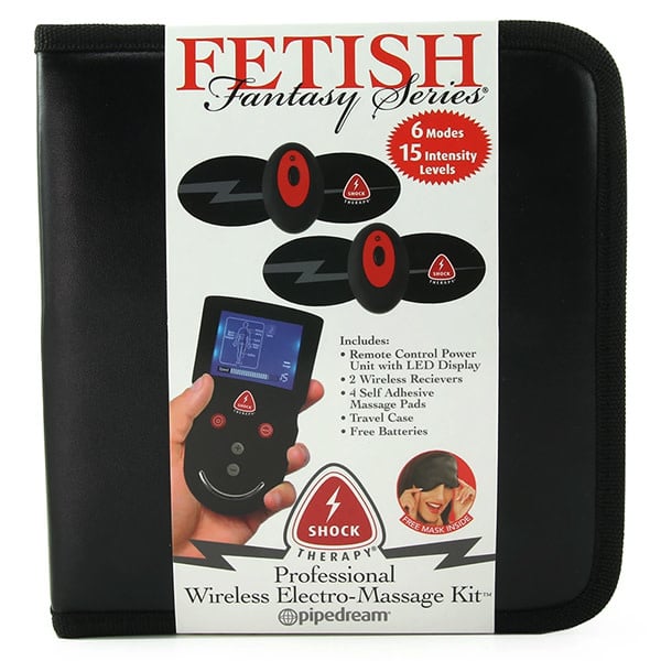 Pipedream Products Fetish Fantasy Shock Therapy: Professional Wireless Electro-Massage Kit