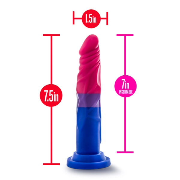 Blush Novelties Avant Pride P8 Silicone Dildo - Love