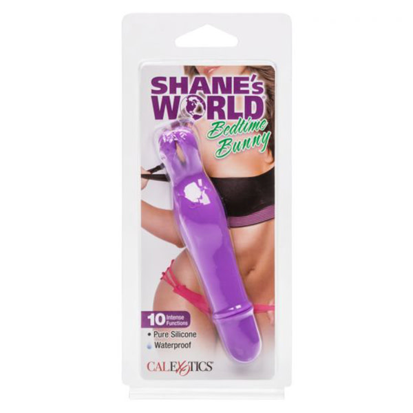 Cal Exotics Shane's World Bedtime Bunny Silicone Vibe (Purple)