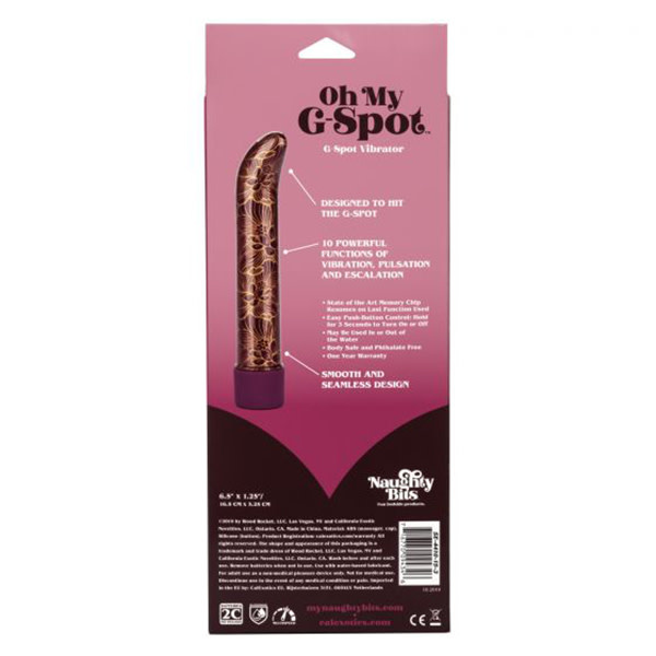 Cal Exotics Naughty Bits Vibrator: Oh My G-Spot