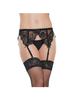 Coquette International Lingerie L'Amour Garter Belt (Black)