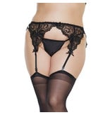 Coquette International Lingerie Lace Garter Belt