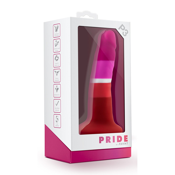 Blush Novelties Avant Pride P3 Silicone Dildo - Beauty