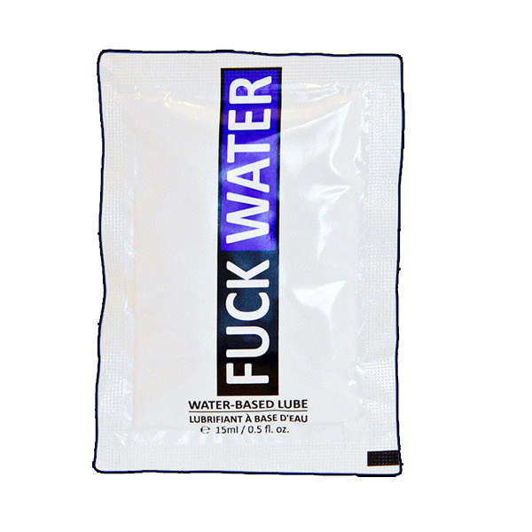 Non-Friction Products Canada FuckWater Water-Based Lubricant [Foil Pack] 0.5 oz (15 ml)