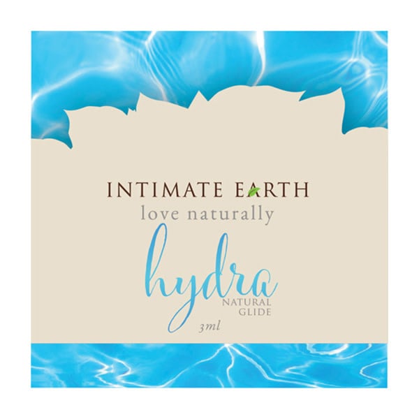 Intimate Earth Body Products Hydra Water-Based Lubricant  0.1 oz (3 ml) Foil Pack