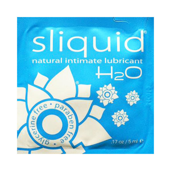Sliquid Lubricants Sliquid H2O Lubricant [Foil Pack] 0.17 oz /5 ml