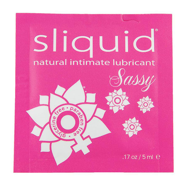 Sliquid Lubricants Sliquid Sassy Anal Lubricant [Foil Pack] 0.17 oz /5 ml