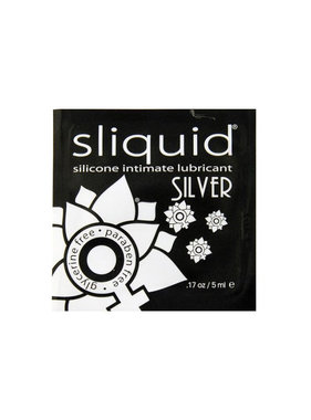 Sliquid Lubricants Sliquid Silver Silicone Lubricant Foil Pack