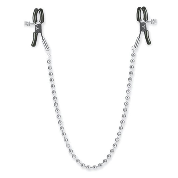Cal Exotics Silver Beaded Nipple Clamps