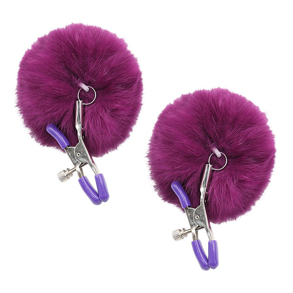 Premium Products Premium Furry Ball Nipple Clamps