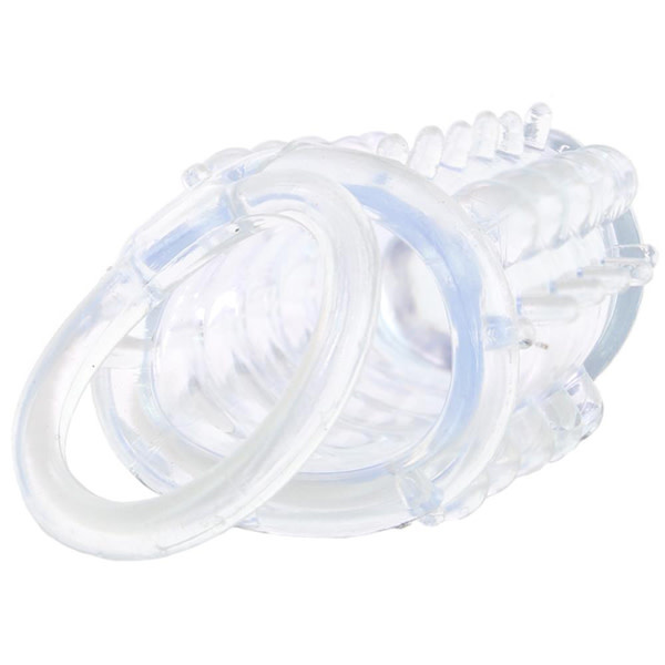 Cal Exotics Stud Extender with Support Ring (Clear)